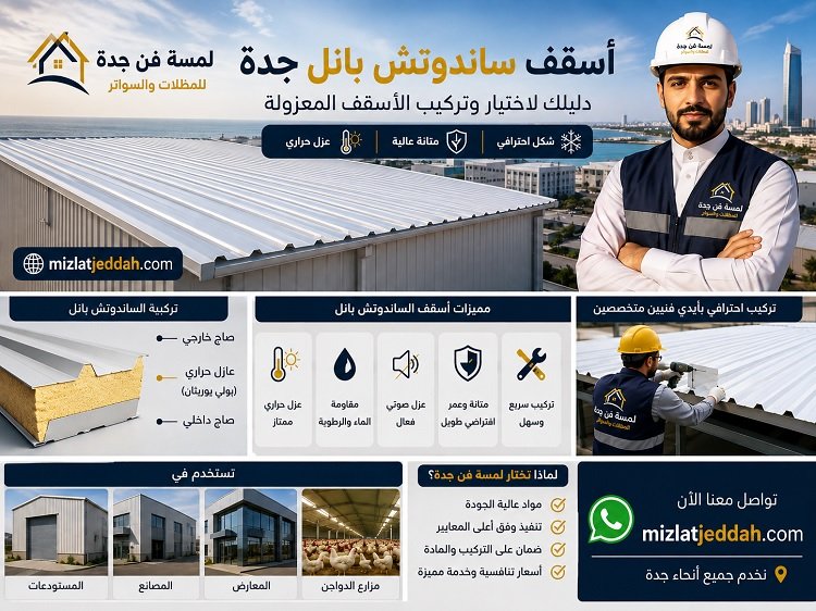 أسقف ساندوتش بانل جدة