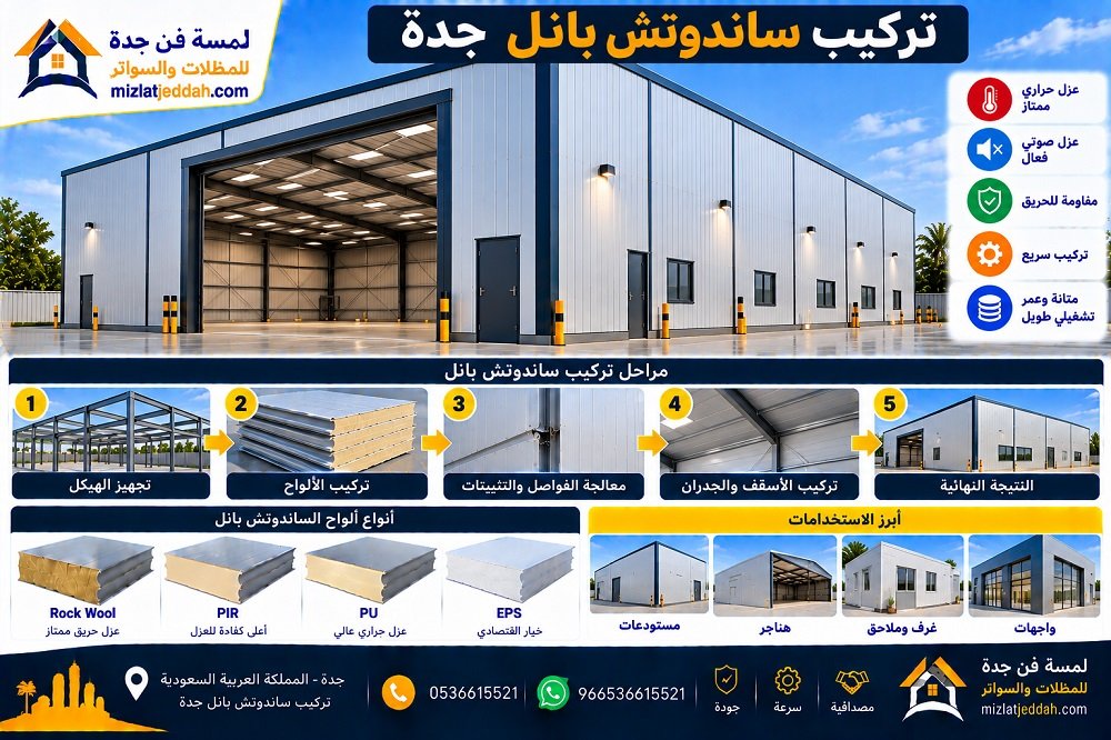 تركيب ساندوتش بانل جدة
