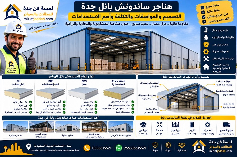 هناجر ساندوتش بانل جدة